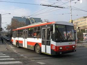 Z Bystrice už prišiel aj trolejbus #6275