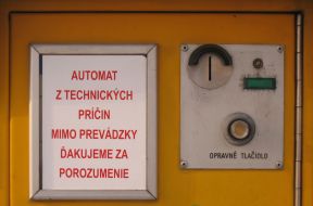 Preprogramovanie automatov na cestovné lístky na novú tarifu (30. - 31.7.2011)