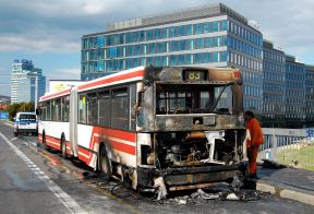 Zhorené autobusy po oprave opäť v premávke