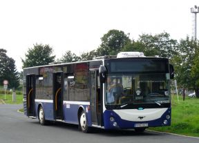 Autobusy Troliga Bus na testovaní v Bratislave