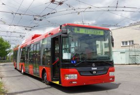 Nové trolejbusy budú môcť jazdiť aj na linke 208 (od 27.8.2015)