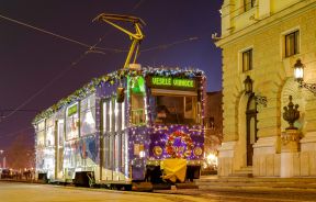 Bratislava mala v roku 2018 tretiu najkrajšiu Vianočnú električku