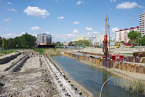 Výstavba Petržalskej električky má mierne meškanie