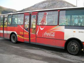 Nové busboardy Coca Cola na autobusoch