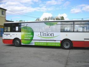 Busboardy Union na autobusoch