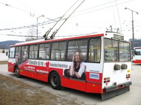 Reklama na trolejbuse #1003