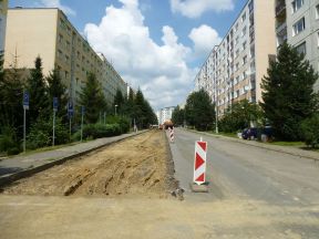 Výluka na Tatranskej ulici počas jej rekonštrukcie (11. – 31.8.2014)