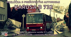 Rozlúčka s prešovskými autobusmi Karosa B 732