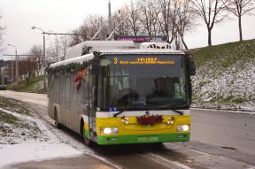 Premávka vianočného trolejbusu