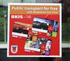 Free use of public transport with Bratislava Card (1 Apr 2019 – 31 Mar 2020)