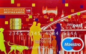 Použitie Bratislavskej mestskej karty v IDS BK