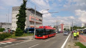 Kolaudácia trolejbusovej trate Trenčianska bude v septembri