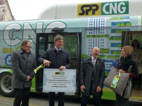 Nový autobus s CNG pohonom bol uvedený do prevádzky