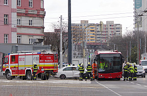 Nový trolejbus Škoda 27 Tr Solaris po nehode