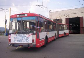 14. výročie trolejbusov v Košiciach