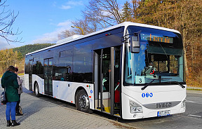 DPMPB testuje inovovaný autobus Iveco Crossway LE 12M