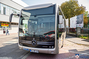MHD Poprad so zapožičaným elektrickým autobusom Mercedes-Benz eCitaro