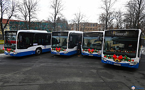 Vianočné autobusy v Poprade