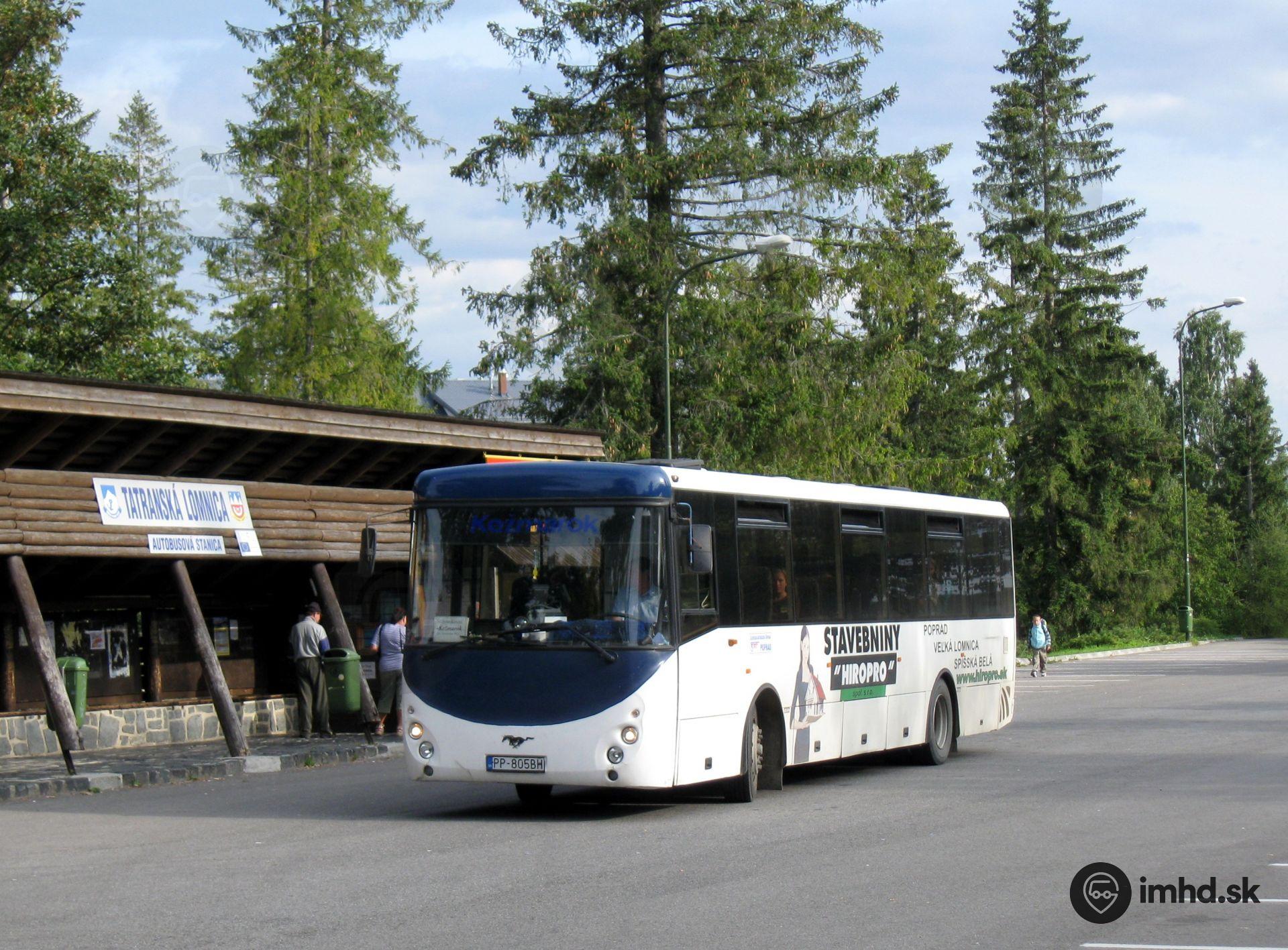 Autobusová stanica v Tatranskej Lomnici