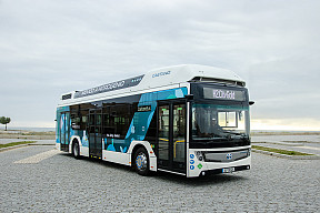 Premávka vodíkového autobusu v Trnave (9. – 12.1.2023)